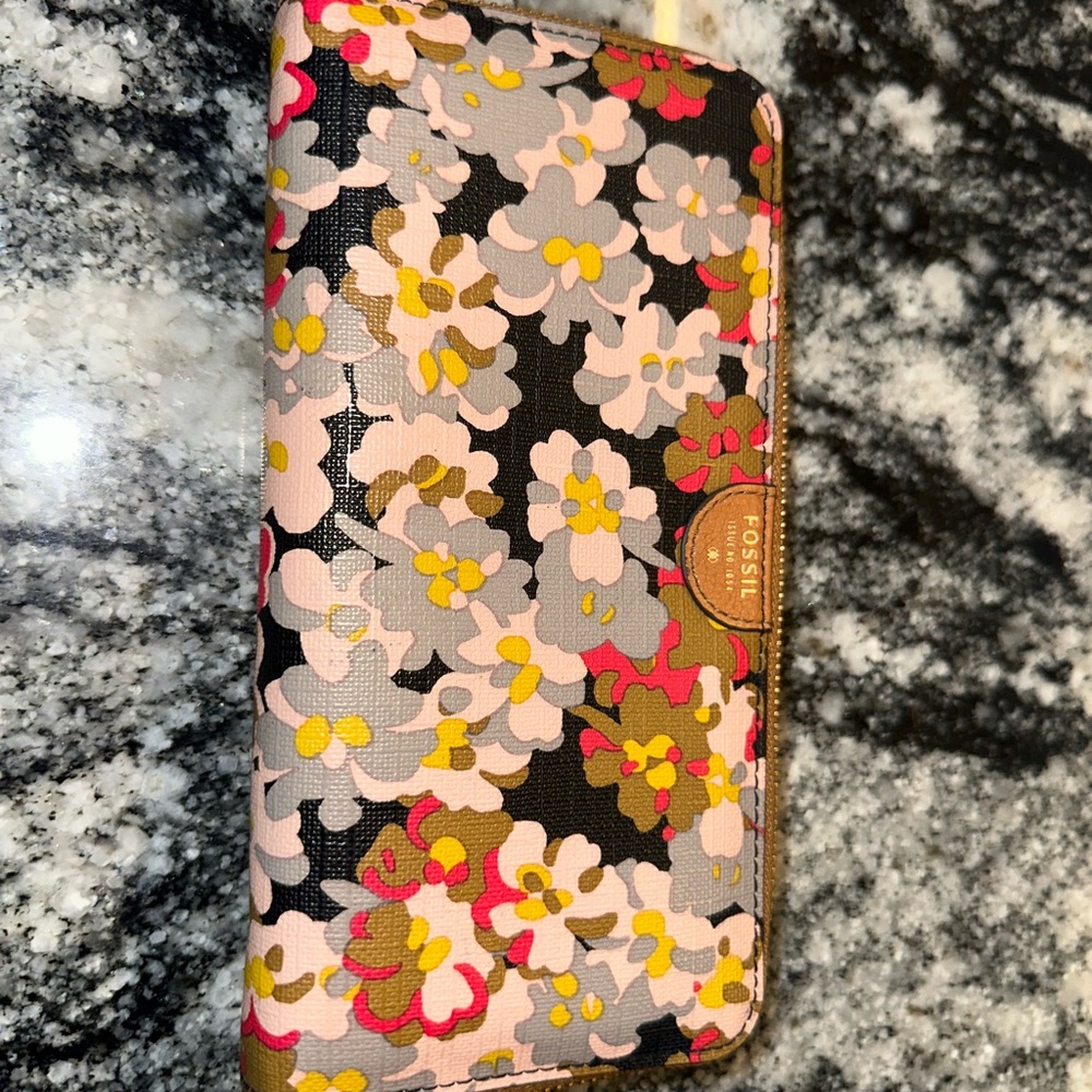 Fossil Floral Wallet